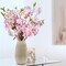 Apple Blossom Artificial Tree Branches 33” Long Stems Silk Flowers Faux Bouquet for Tall Vase Indoor Home Decor Wedding Decoration, 3pcs